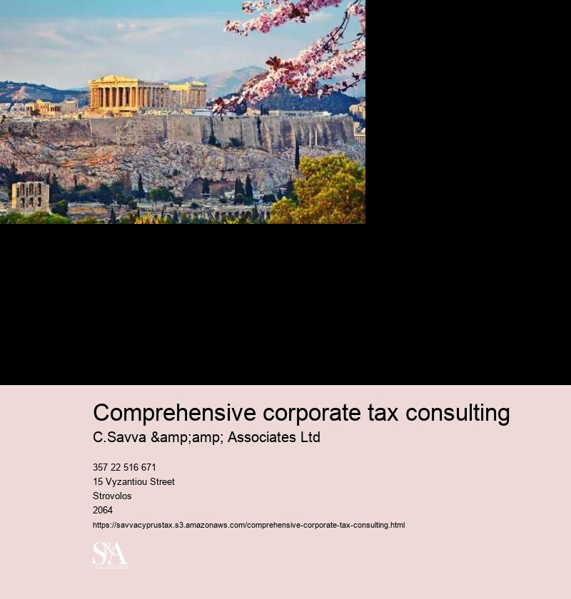 Comprehensive corporate tax consulting