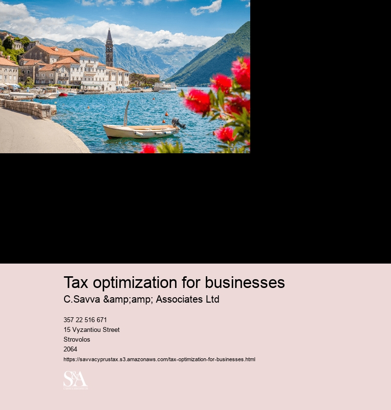 Tax optimization for businesses